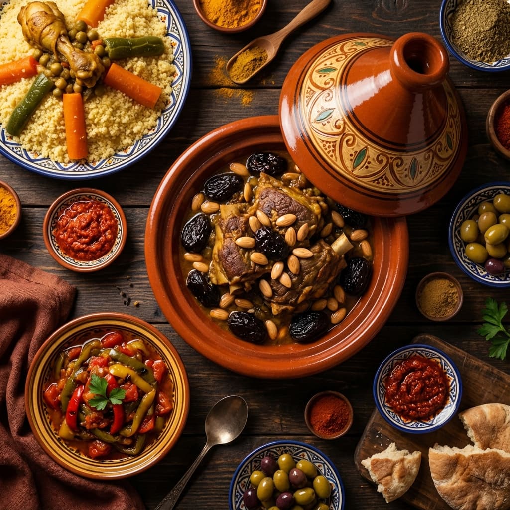 Algerian Food Spread